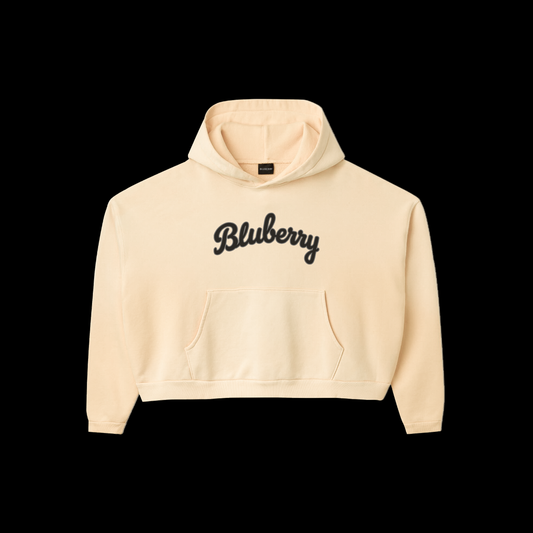 CREAM LOGO HOODIE