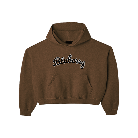 BROWN LOGO HOODIE