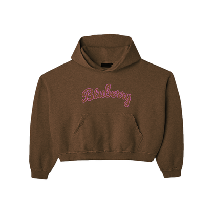 BROWN LOGO HOODIE
