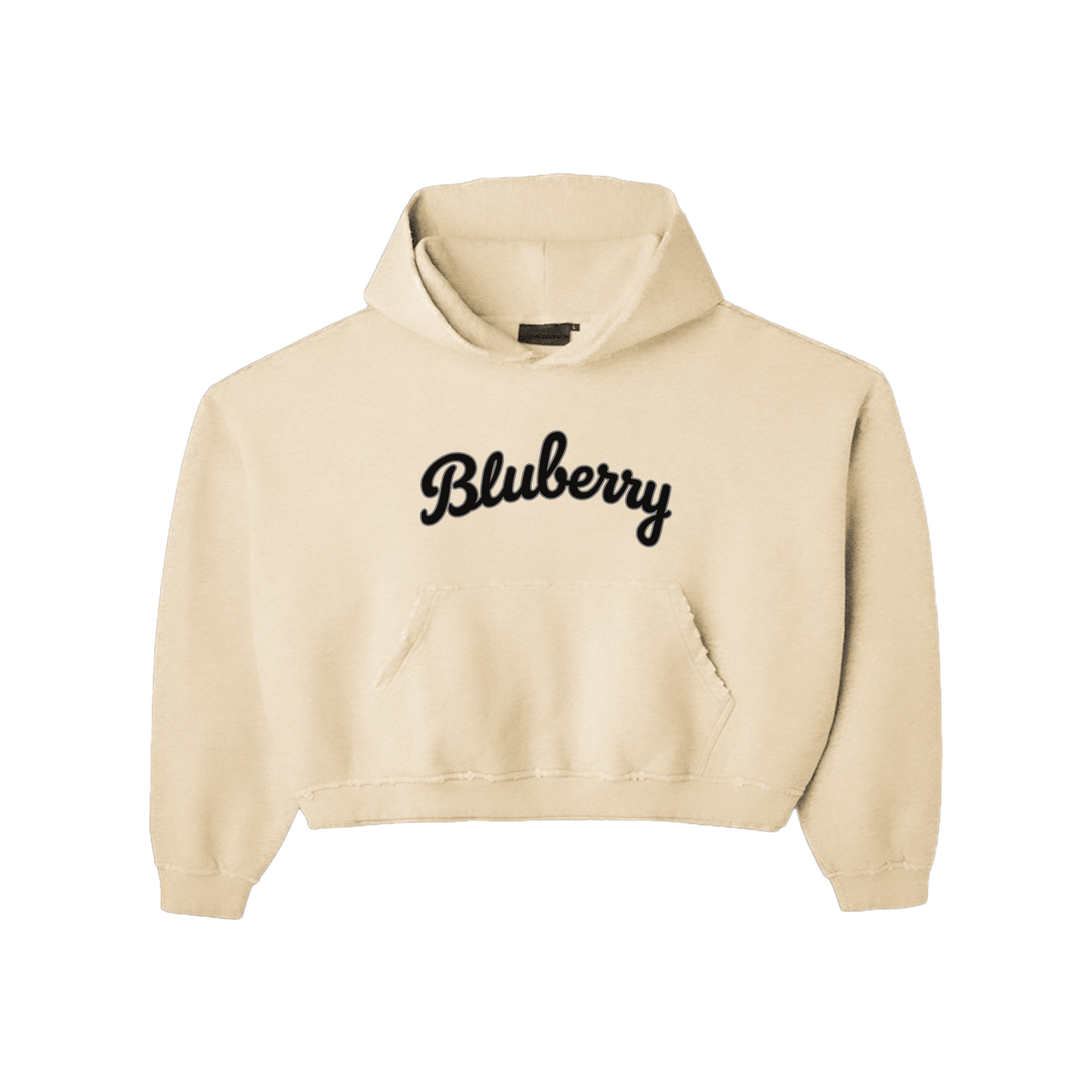 CREAM LOGO HOODIE