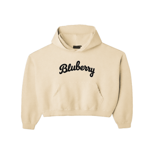 CREAM LOGO HOODIE